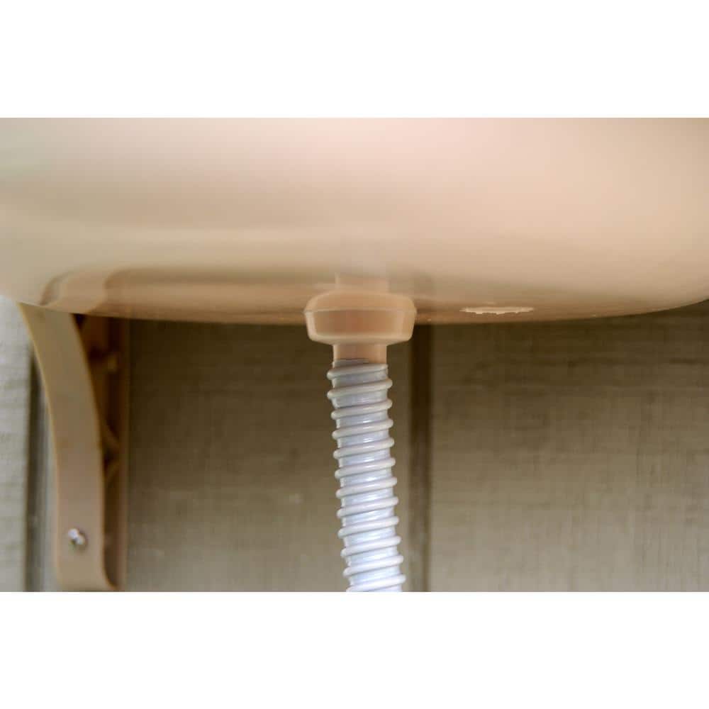 Large Beige Plastic Outdoor Garden Sink with Drain