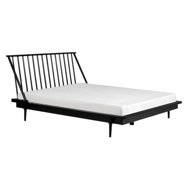 Spindle Back Solid Wood Queen Bed, Spindle Twin Bed Frame Wood