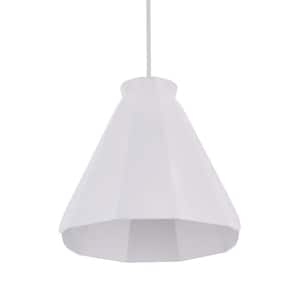 Medder 1-Light Matte White Midcentury Modern Pendant Lamp