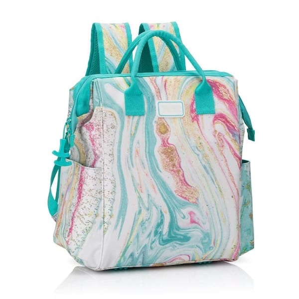 14 qt. Backpack Cooler Waterproof Beach Bag, 24 Cans, Lightweight Insulated Coolers