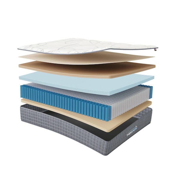 THER-A-PEDIC Airflow Cool Twin XL Medium Hybrid 11 in Bed-in-a-Box