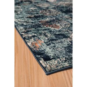 Bridges Via Vicosa Blue 13 ft. x 15 ft. Oversize Area Rug