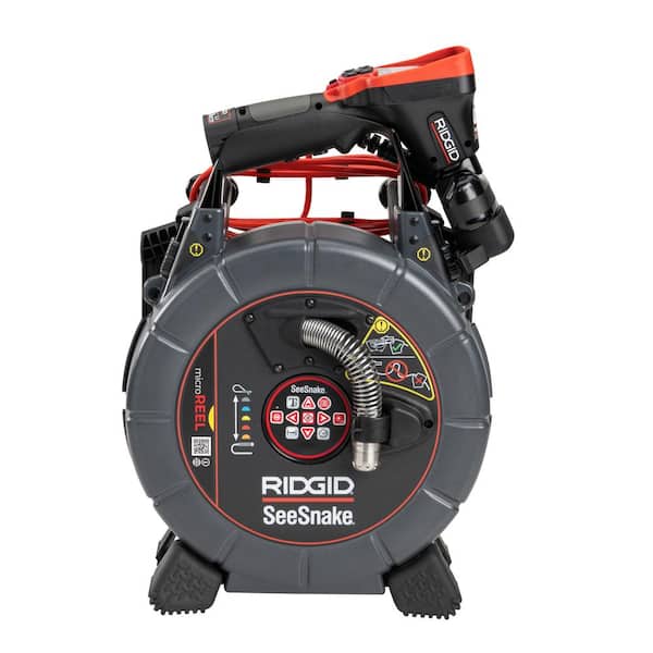 SeeSnake CA-350 MicroReel Drain Snake Video/Sewer Camera Inspection System w/CA-350 Adapter/Docking Handle and Kickstand