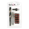 E-Z LOK Repair Kit for Threads in Metal - 9/16-18 - 10 Self-Locking Steel Inserts with Drill, Tap and Install Tool EZ-329-918