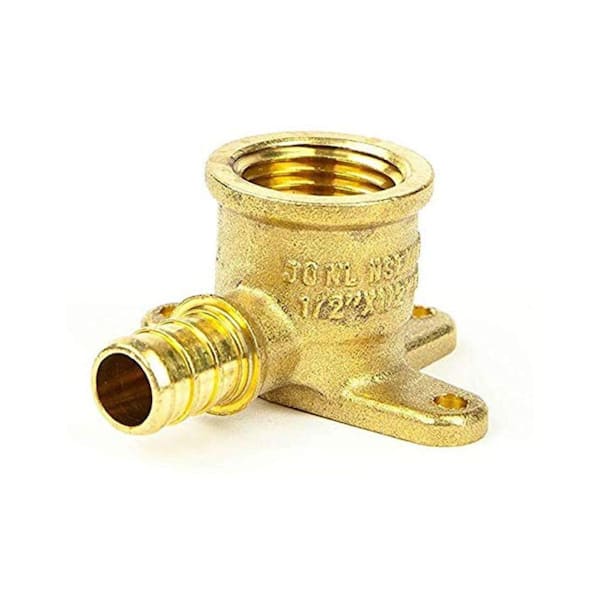 CMI inc 1/2 in. Brass 90-Degree PEX Drop Ear Elbow Fitting -Pack Of 25