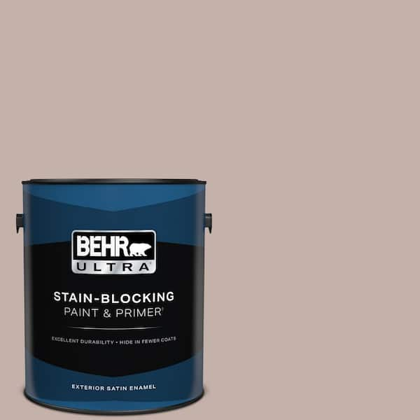 BEHR ULTRA 1 gal. #PPU17-10 Mauvette Satin Enamel Exterior Paint & Primer