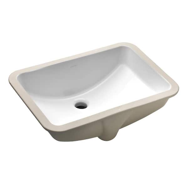 White Kohler Undermount Bathroom Sinks K 2214 0 64 600 
