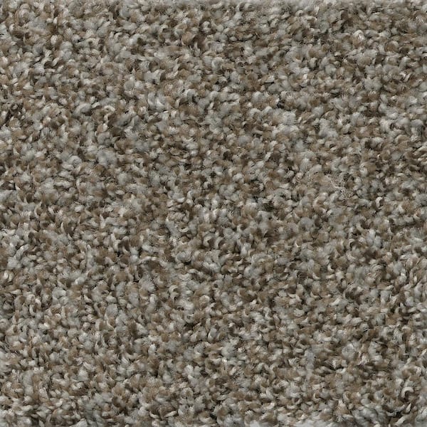 TrafficMaster Montrose  - Debut - Gray 35 oz. SD Polyester Texture Installed Carpet