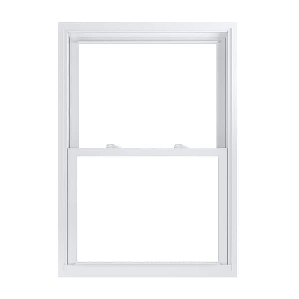 American Craftsman 31.75 in. x 45.25 in. 70 Pro Series White Double Hung Low-E2 Argon PS Glass Vinyl Replacement Window, Screen Incl