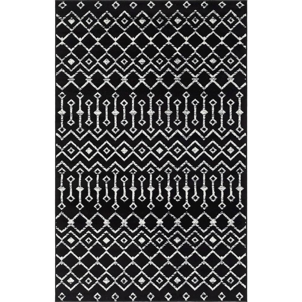 Moroccan Trellis Black 8 ft. x 10 ft. Area Rug price history on PriceWatchPro