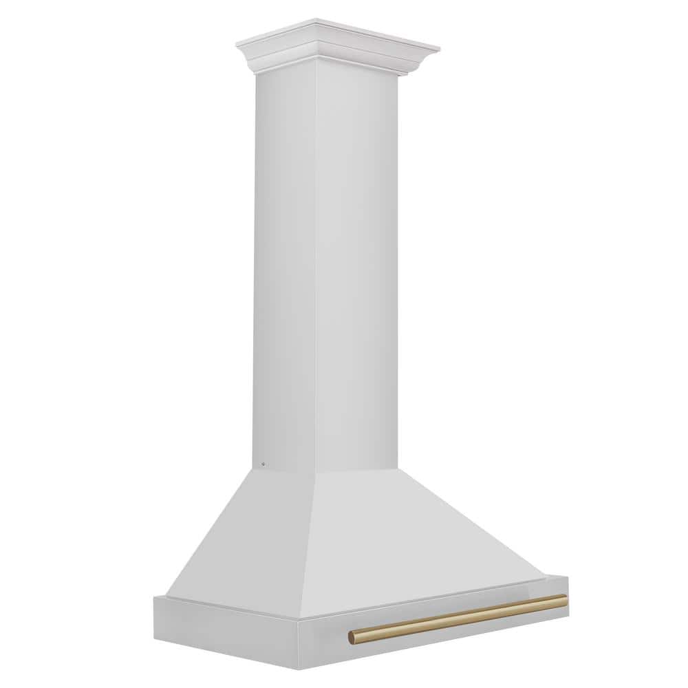 Champagne Bronze 30" Convertible Wall Mounted Range Hood