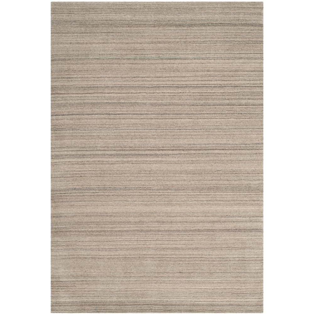 SAFAVIEH Himalaya Stone Doormat 3 ft. x 5 ft. Striped Solid Color Area ...