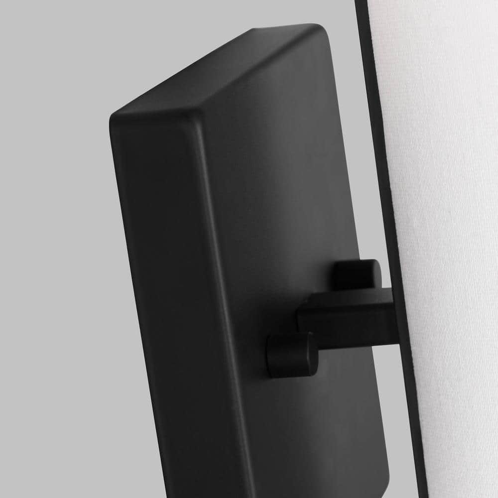 Capalino 12" White Cylinder Modern Vanity Sconce