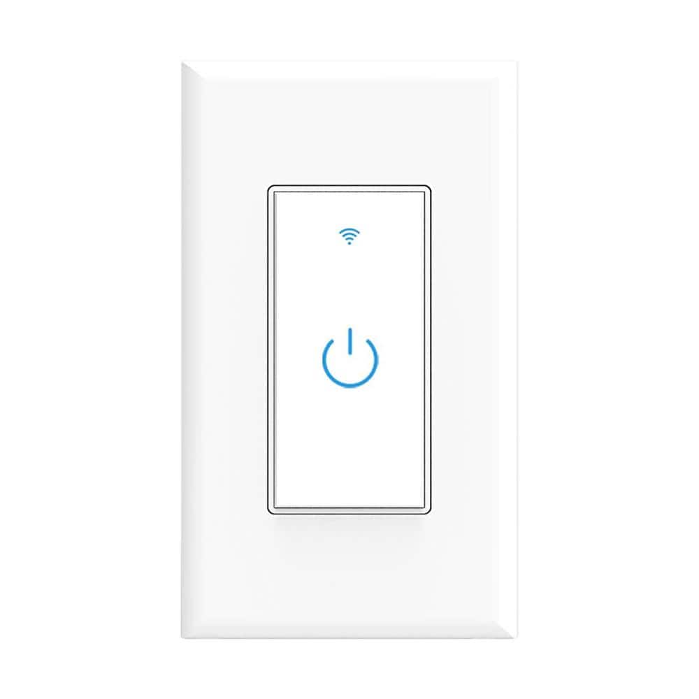 15 Amp Smart Wifi Touch Light Switch with Alexa and Google Home Compatibili