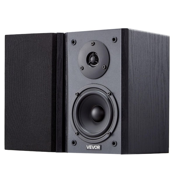 Powered Bookshelf Speakers, 20W x 2, Active Studio Monitor Speaker with 4 in. Woofer, Adjustable Volume and Audio