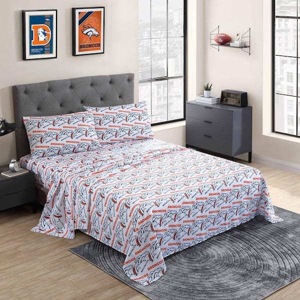 Denver Broncos Queen Status Bed in a Bag Set