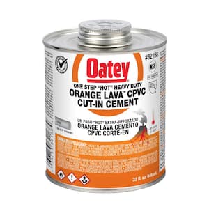 Orange Lava 32 oz. Heavy-Duty Orange CPVC Cement