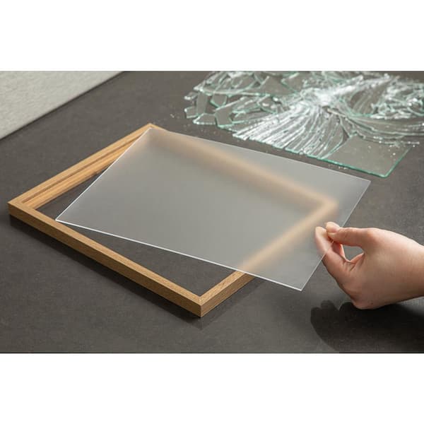 Optix Feuille en acrylique transparent de 5,59 cm x 45 cm x 60 cm (0,220 po  x 18 po x 24 p