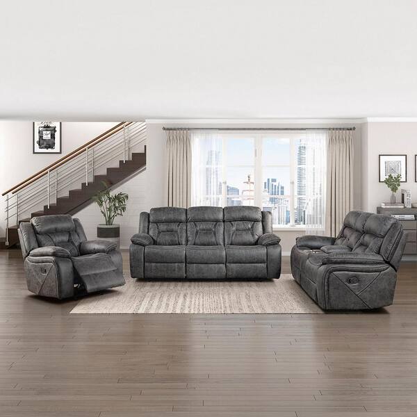 Lazzara Driscoll 84.5 in. W. Pillow Top Arm Microfiber Rectangle 3