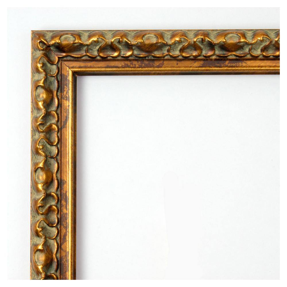 Antique Bronze Gold Matte Wood Single Photo Frame