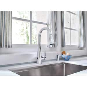 Haelyn Touchless Single-Handle Pull-Down Sprayer Kitchen Faucet MotionSense Wave and Power Clean in Polished Chrome