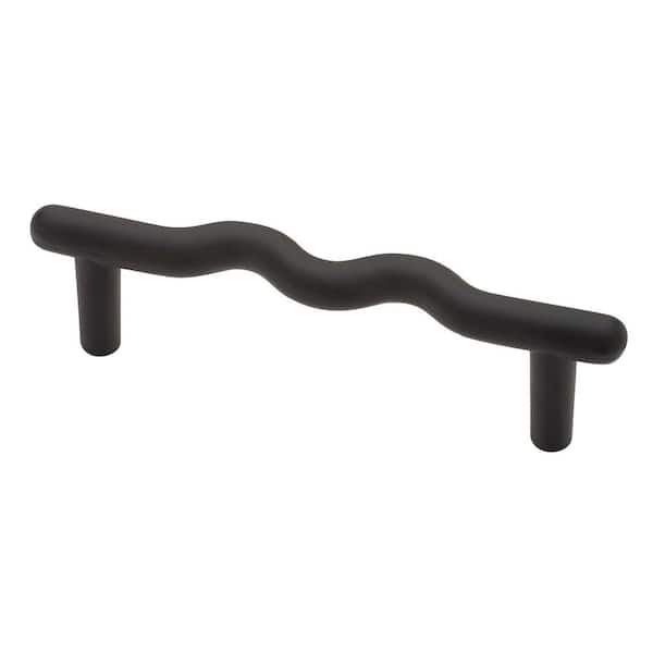 Liberty Fusilli Scroll 3 in. (76mm) Matte Black Cabinet Drawer Pull