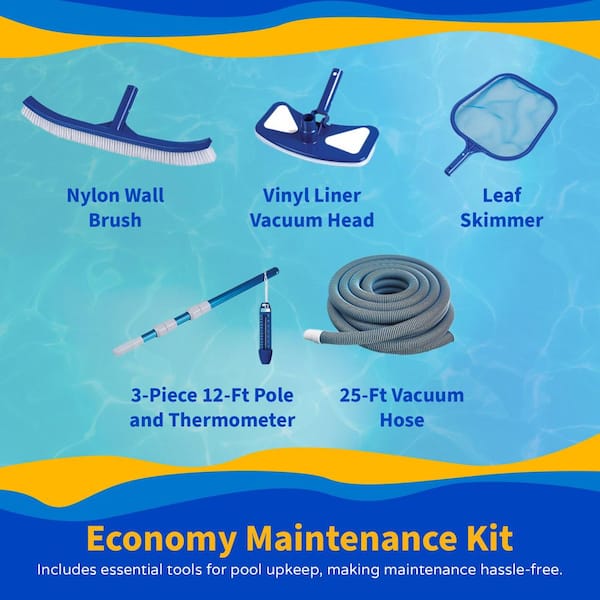 Blue Wave Montilla 15 ft. Round 52-in Deep Steel Wall Above Ground