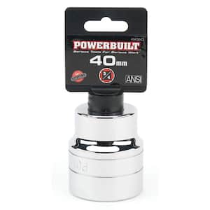 3/4 in. Drive 40 mm 12-Point Standard Socket