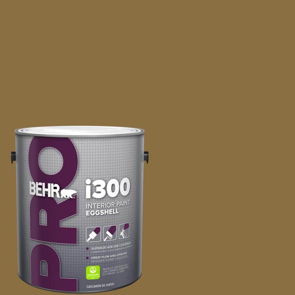 1 Gal. #S310-7A Vintage Brass Eggshell Interior Paint product image for price tracking