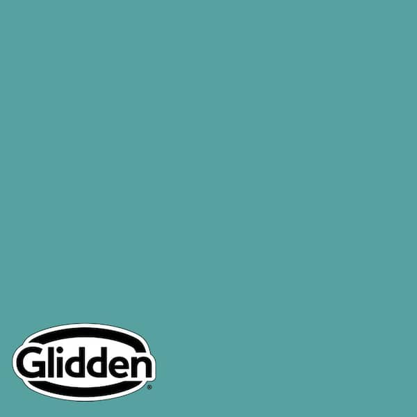 Glidden Diamond 1 qt. Teal Bayou PPG1147-5 Eggshell Interior Paint with Primer