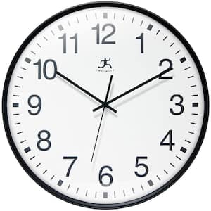 Apollo Black 15 in. Wall Clock