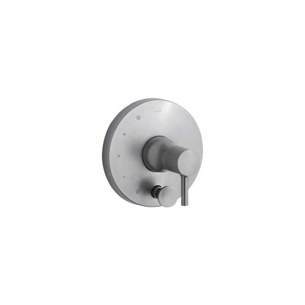 KOHLER Toobi 1-Handle Valve Trim Kit with Diverter in Matte Black (Valve Not Included)
