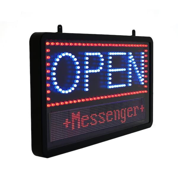 Alpine Industries 22 in. x 13 in. LED Programmable Message Board