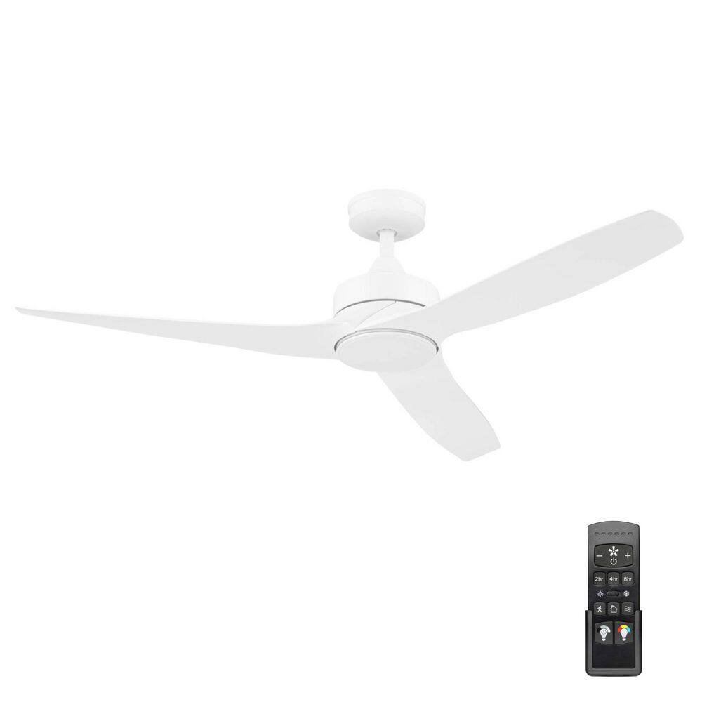 Lynton 52-in. White 3 Blade Covered Outdoor Ceiling Fan without Light and Remote Control Included price history on PriceWatchPro