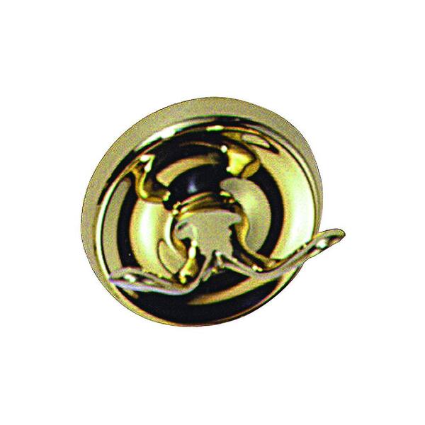 Elizabethan Classics Single Robe Hook in Polished Brass