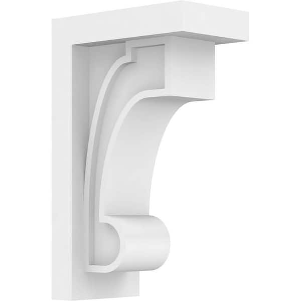 Ekena Millwork Standard 3 in. W x 8.375 in. H x 5 in. D Signature Urethane Polyurethane Corbel