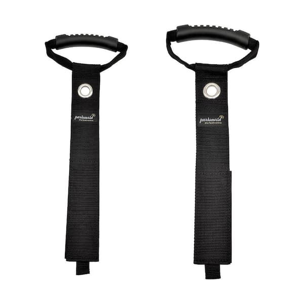 parkworld 28 in. Extension Cord Storage Strap Cable Organizer Heavy-Duty Hook and Loop Straps with Grommet and Handle (2-Pack)