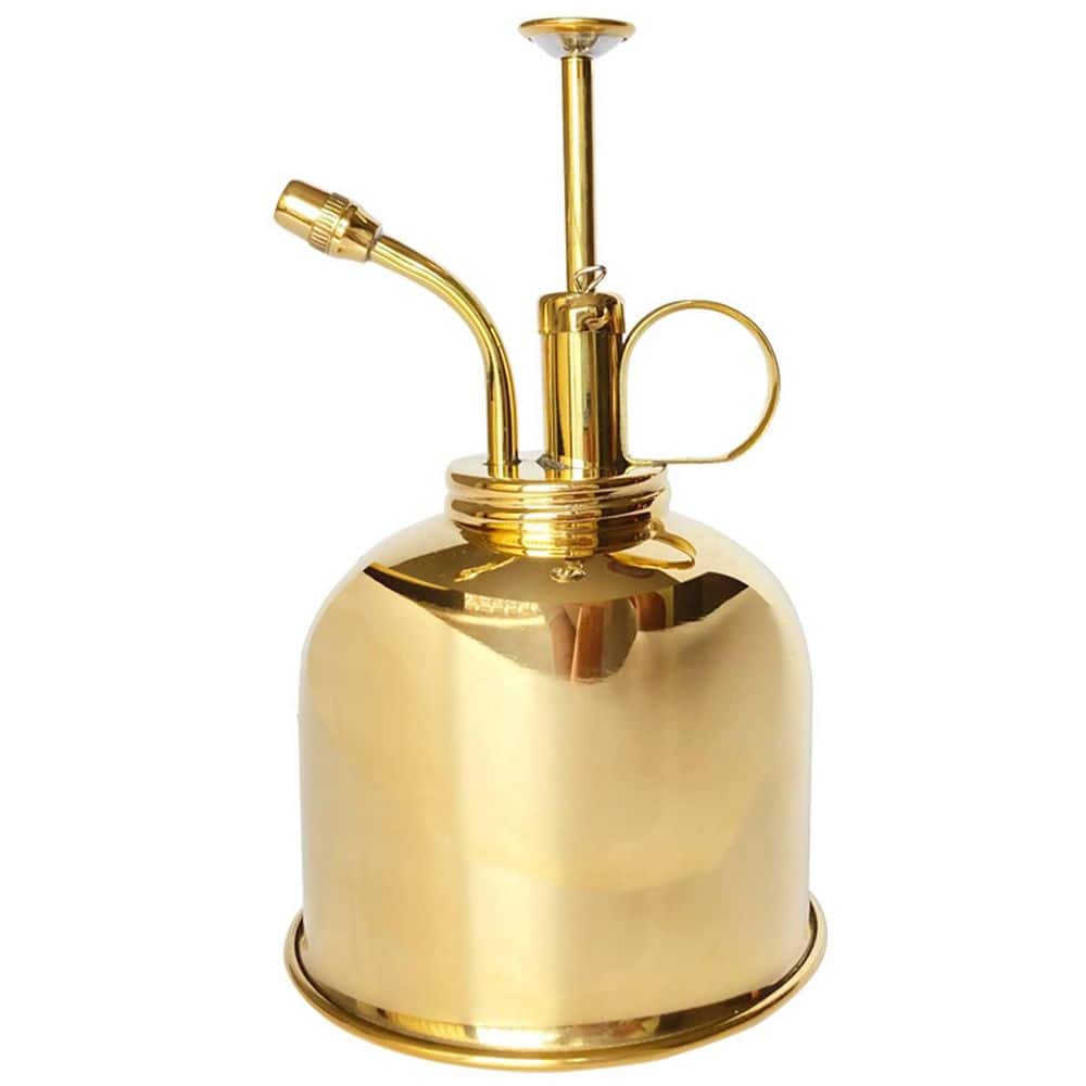 Brass Golden Spray Bottle, Portable Fine Mist Sprayer, Refillable Empty Container, Perfect for Indoor Flowers, Plants price history on PriceWatchPro