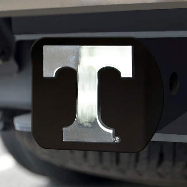 NCAA University of Tennessee Class III Black Hitch Cover with Chrome Emblem