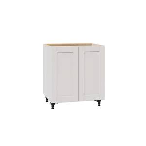 Shaker Assembled 30x34.5x24 in. Sink Base Cabinet in Vanilla White