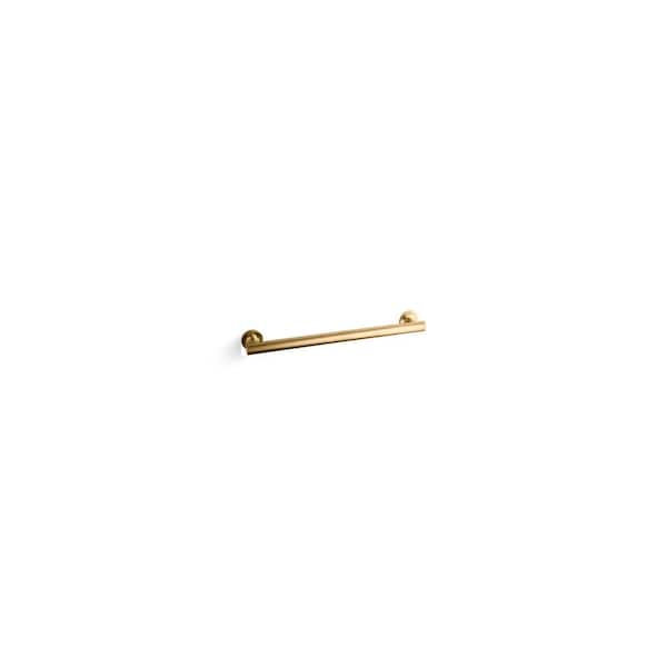 KOHLER Purist 18 in. x 2.4375 in. Concealed ScrewGrab Bar in Polished Stainless