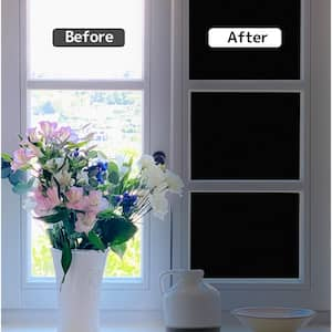 17 in. x 78 in. Total Blackout Window Film With Grid Backing