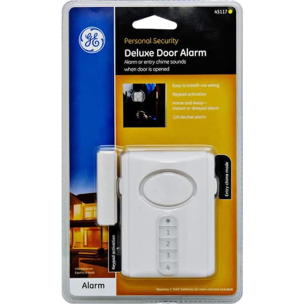 Ge Personal Security Deluxe Door Alarm, Sliding Screen Door Alarm
