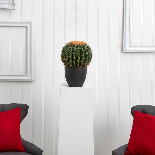 Nearly Natural 2.5ft. Cactus Artificial Plant in Bowl Planter 