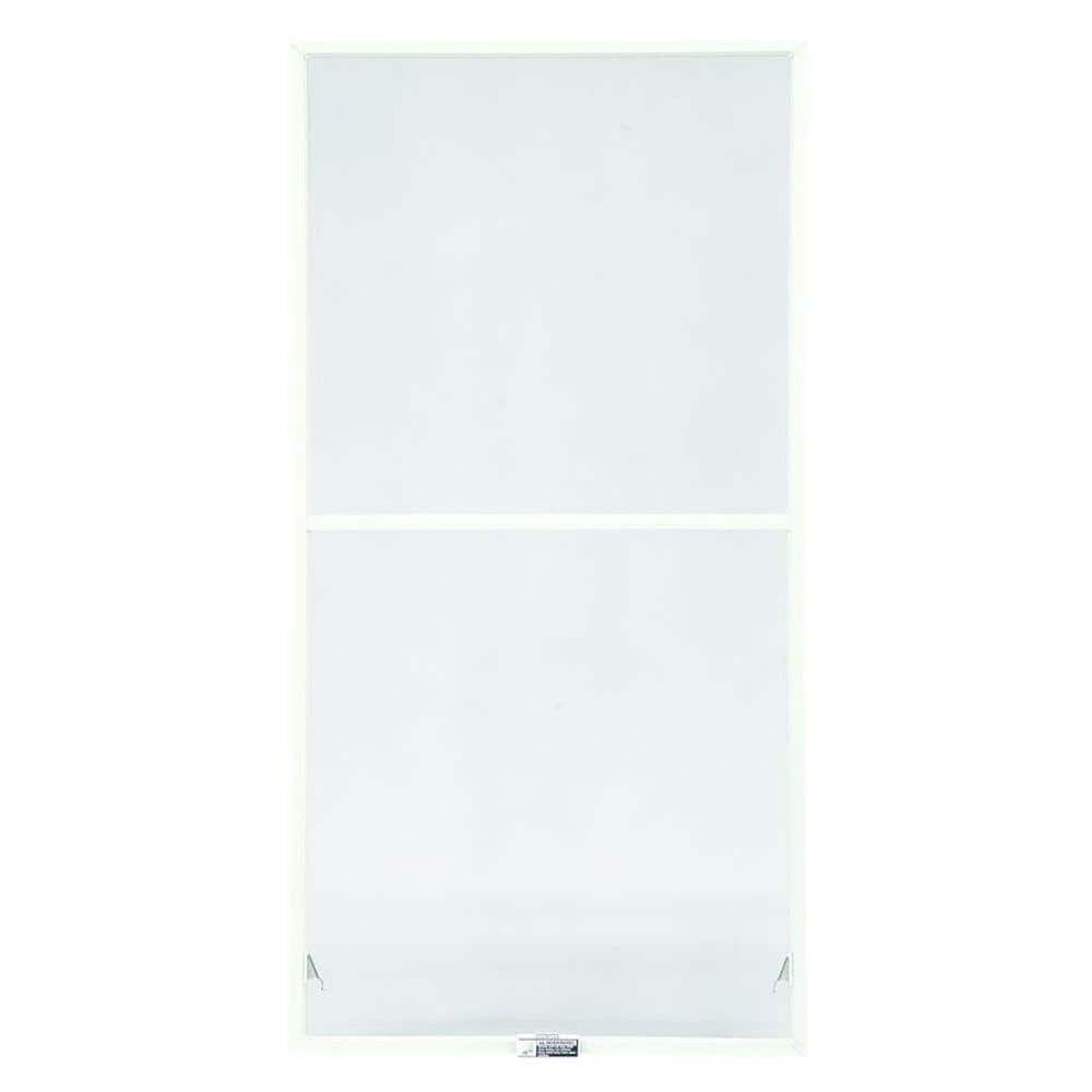 35-7/8 in. x 62-27/32 in. 200 and 400 Series White Aluminum Double-Hung Tru