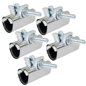 3/4 in. 3 in. Long 1-Bolt IPS Pipe Repair Clamp in Stainless Steel (5-Pack)