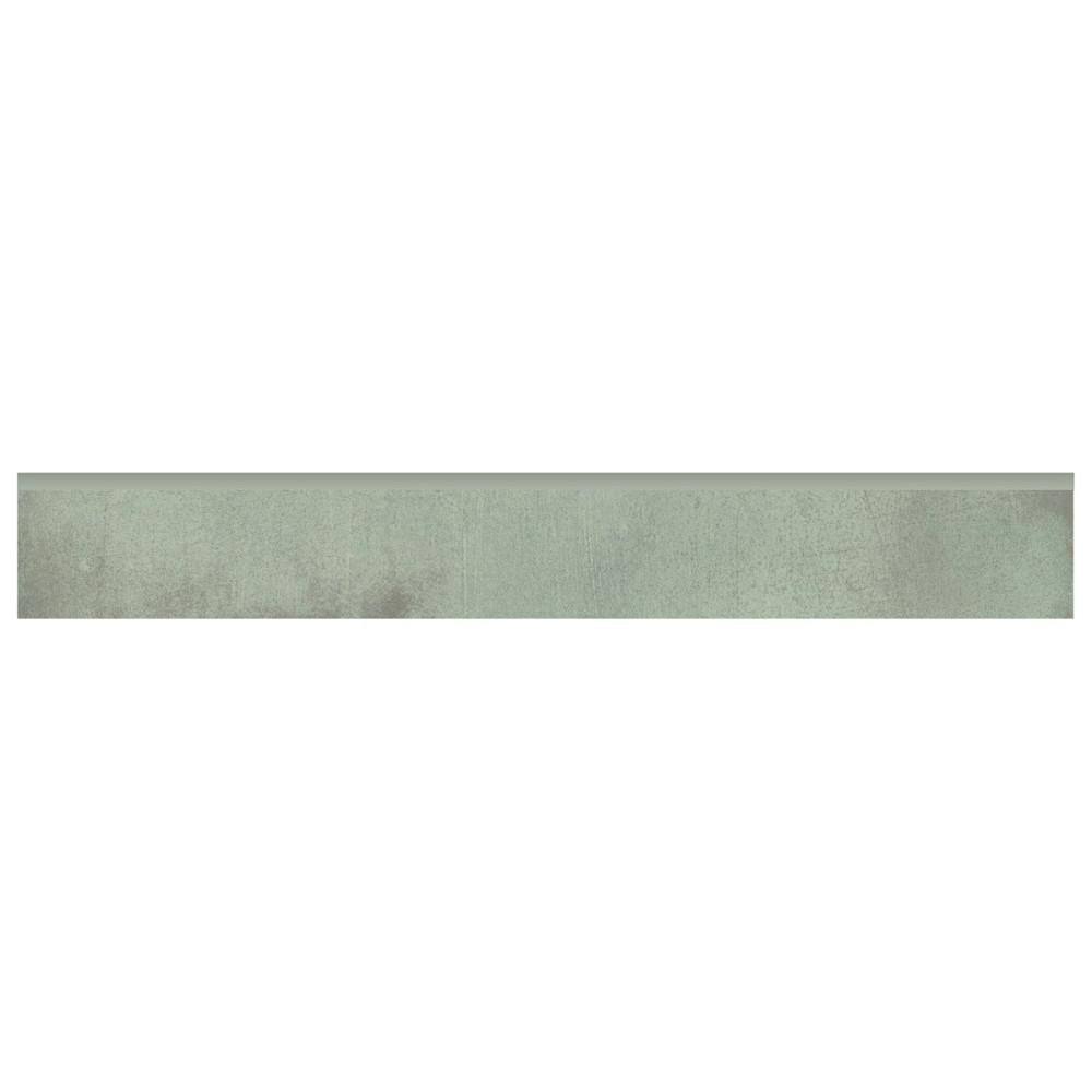 Angela Harris Aquamarine Green Polished Porcelain Bullnose Tile Trim