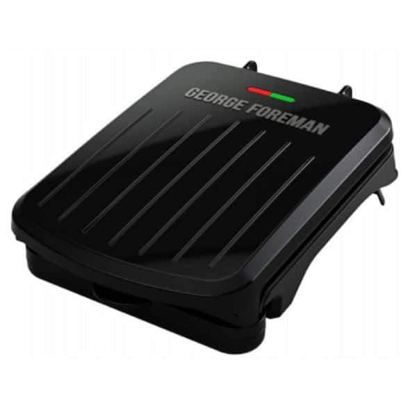 Unbranded George Foreman 2-Serving Classic Plate Electric Grill 10.5 in. Black