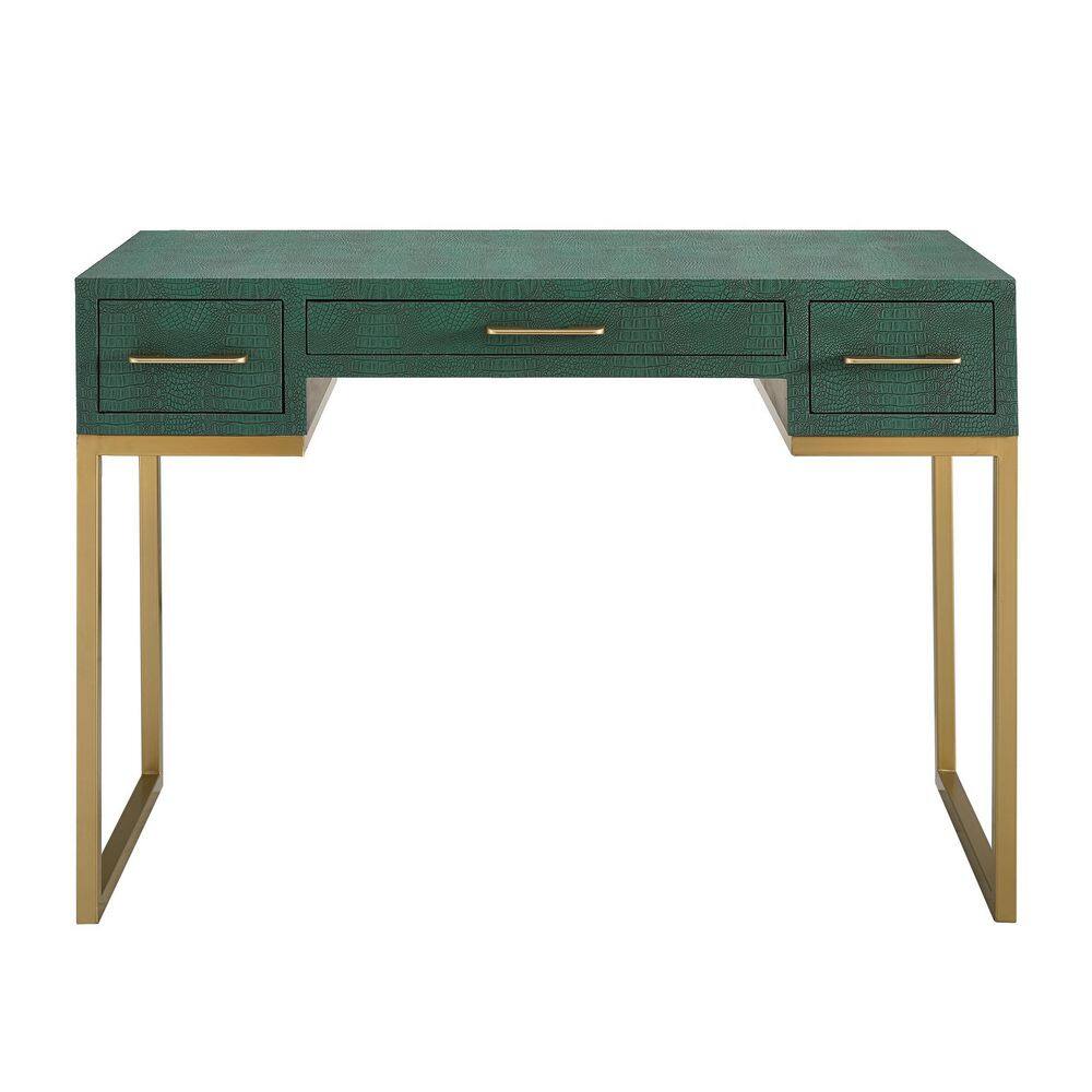 UPC 037732198057 product image for SEI FURNITURE Carabelle 42.75 in. Rectangle Green Wood Single Drawer Writing Des | upcitemdb.com
