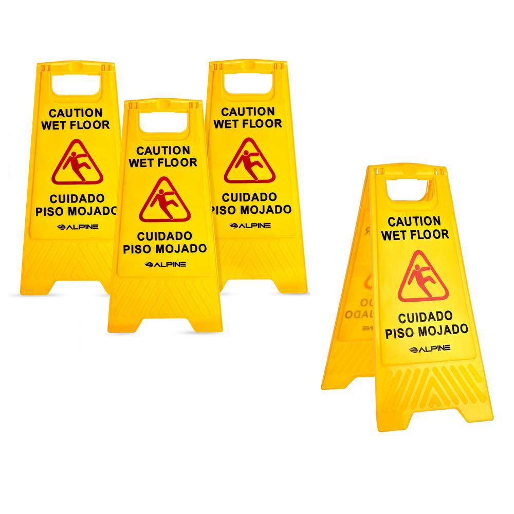 3690904 - Flo-Pac® Economy Wet Floor Sign (English/Spanish/German